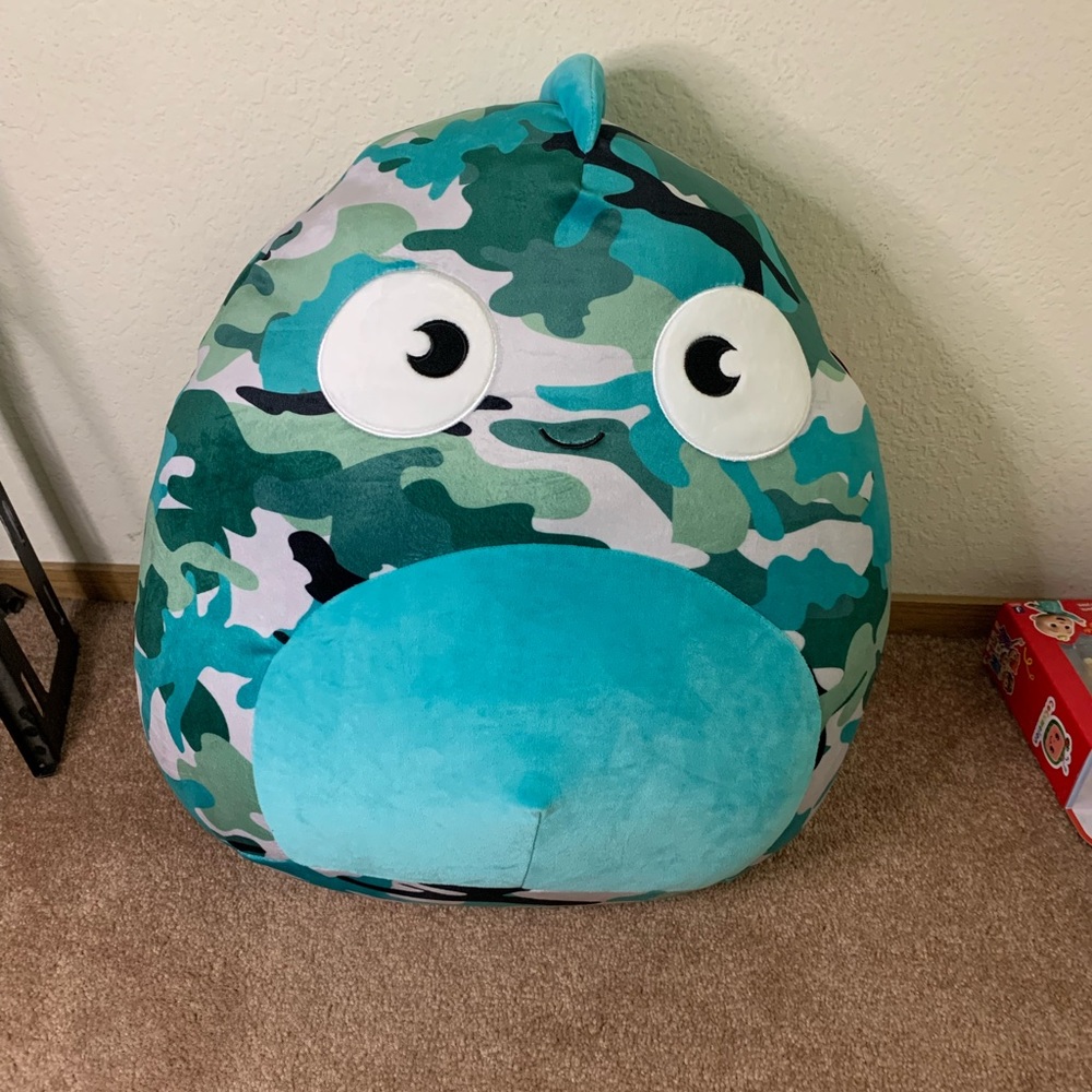 - Squishmallow Calais 16 XL Walgreens Excl. Valentines 2022 Camouflage Cha…